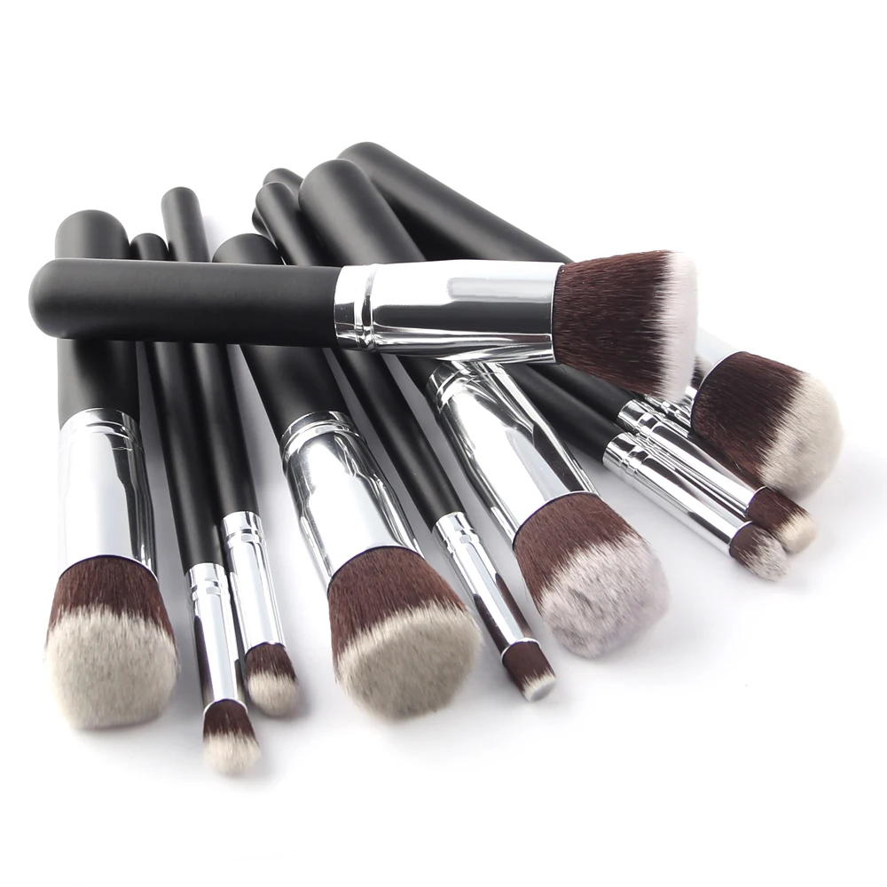 VANDER 10Pcs Makeup Brushes Set Cosmetic Blusher Foundation Highlighter Eye Shadow Brushes Powder Brushes Set Tools Kit  (2)