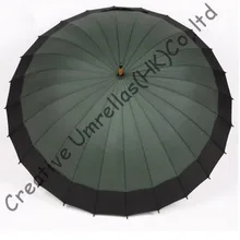 Разные цвета выбор, 24 ребра деревянные зонтики, 14 мм деревянная ручка и рифленые металлические Длинные ребра, cmmercial зонтик, ручной зонт