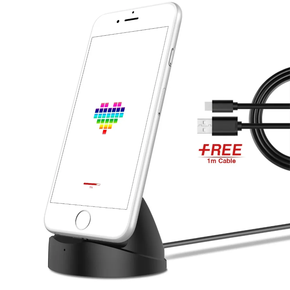

Quick Charging dock station phone Holder for Android Type-c desk charge Stand for iPhone support Charger usb-c for Xiaomi/huawei
