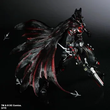 

28cm dark knight rise batman limited red black play action figure PVC toys collection anime cartoon model toys collectible
