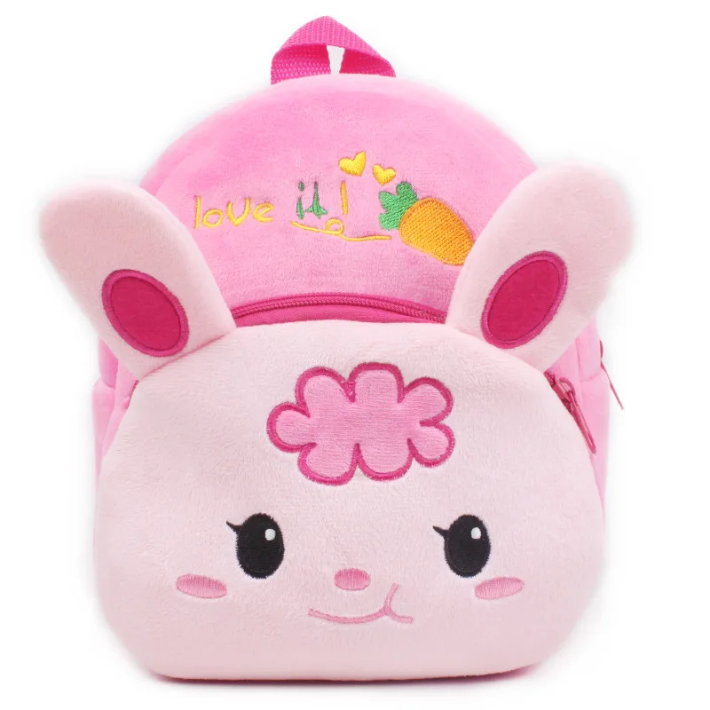  New Cute Cartoon Kids Plush Backpack Toy Mini School Bag Children's Gifts Kindergarten Boy Girl Bab - 32917790442