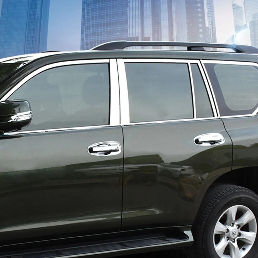 AITWATT подходит для Toyota Prado FJ150 FJ 150 2010 2016 столб из нержавеющей стали окон Стайлинг