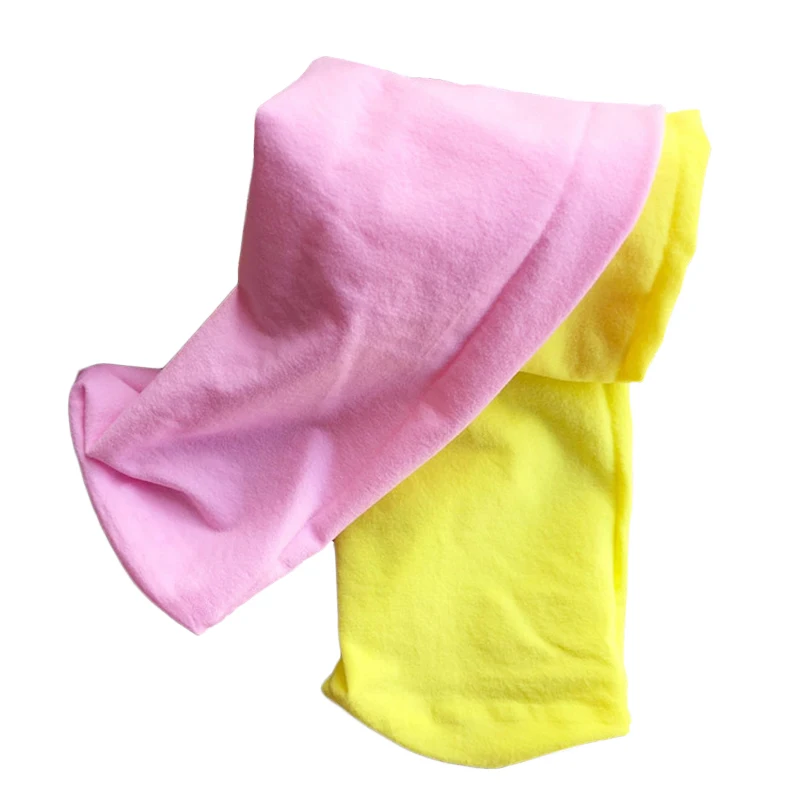 Pink-Yellow Новые весенне-осенние цветные бархатные балетные колготки для маленьких девочек Детские двухцветные леггинсы с вышивкой носки AB детские колготки для танцев - Цвет: Pink-Yellow