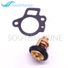 Outboard Motor 6G8-12411-01 6G8-12411-03 Thermostat and 62Y-12414-00 Gasket for Yamaha 9.9-70hp 4-Stroke Boat Motor ► Photo 1/4