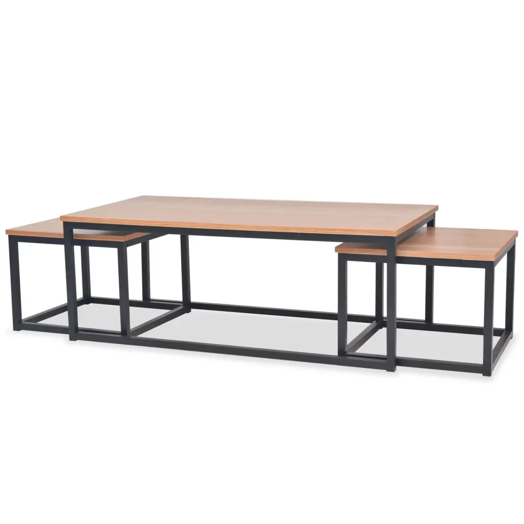 

Modern Nesting Tables Set of 3 Coffee Table End Table Living Room Furniture Tables Desks Set Home Decor Simple Fashion