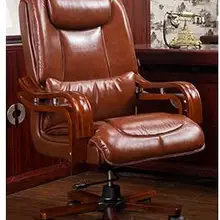 Офисное кресло. Стул. Кожаная обивка. Кожаная обивка компьютерного кресла. Домашний Лифт вращающееся chair.016