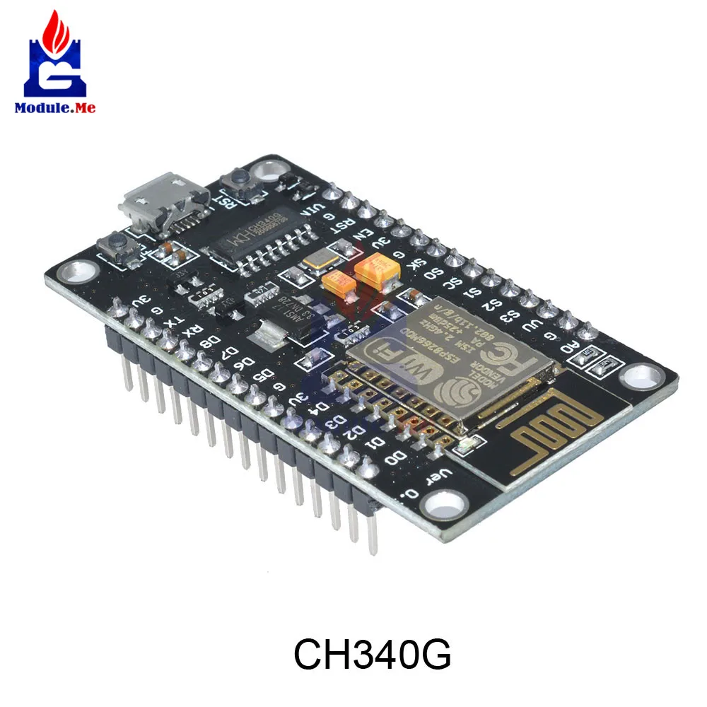 ESP-12E Плата расширения Micro USB ESP8266 CP2102 L293D CH340G NodeMcu V2 V3 беспроводной wifi модуль макетная плата для Ardiuno - Цвет: CH340G