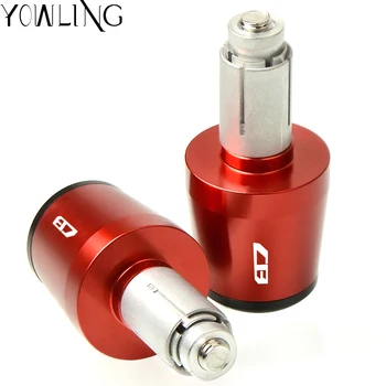 

CNC Universal Motorcycle 7/8" Handlebar Grips Aluminum Bar End Plug Caps For honda cb 400 500 750 1300 cb400 cb500 cb750 cb1300