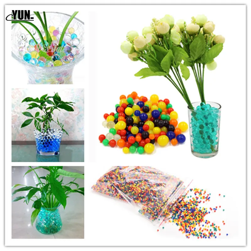 Hot 500pcsset Colored Water Beads Grow Balls Water Gun Toys Orbeez Water Paintball Gun Bullet Grow Soft Crystal (1)