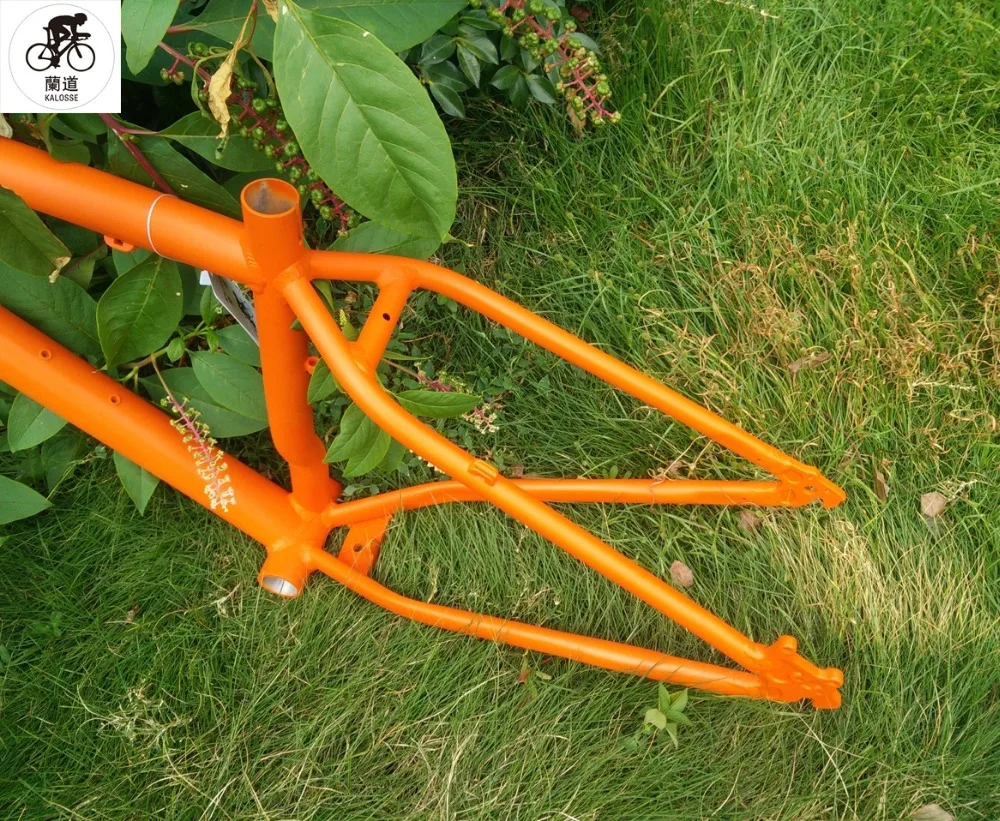 Clearance Kalosse aluminum alloy  Alloy  hard frame   26*4.0 tires Beach  bike frame    Snow  mountain bicycle  frame 10