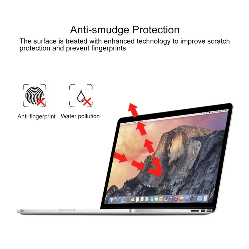 HAWEEL 0,3 мм 6H твердость поверхности HD устойчивый к царапинам полный экран ПЭТ пленка для MacBook Pro 13,3 дюймов()(A1706/A1708)(черный