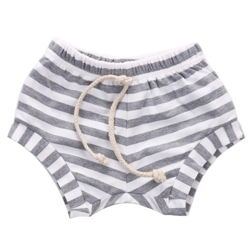 

FOCUSNORM High Quality Cute Toddler Infant Baby Girl Summer Bottoms Striped Shorts Cotton Bloomers Diaper Cover PP Summer