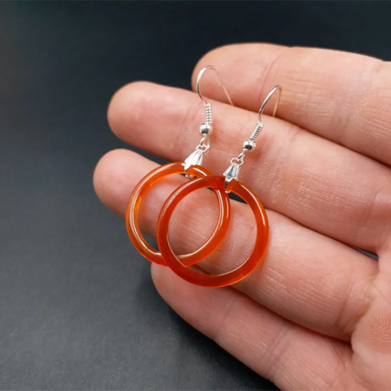 

The new home of natural Onyx earrings round ice factory direct sales