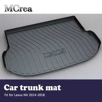 

MCrea Car Rear Trunk Mat Cargo Liner For Lexus NX 2018 2017 Accessories 2016 2015 2014 Luggage Boot Tray Anti-slip Floor Mat