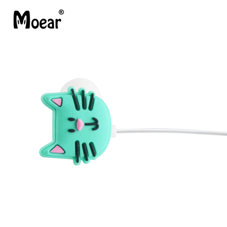 Проводные наушники Moear In Ear 3 5 мм с милым мультяшным котом|Наушники и гарнитуры| |