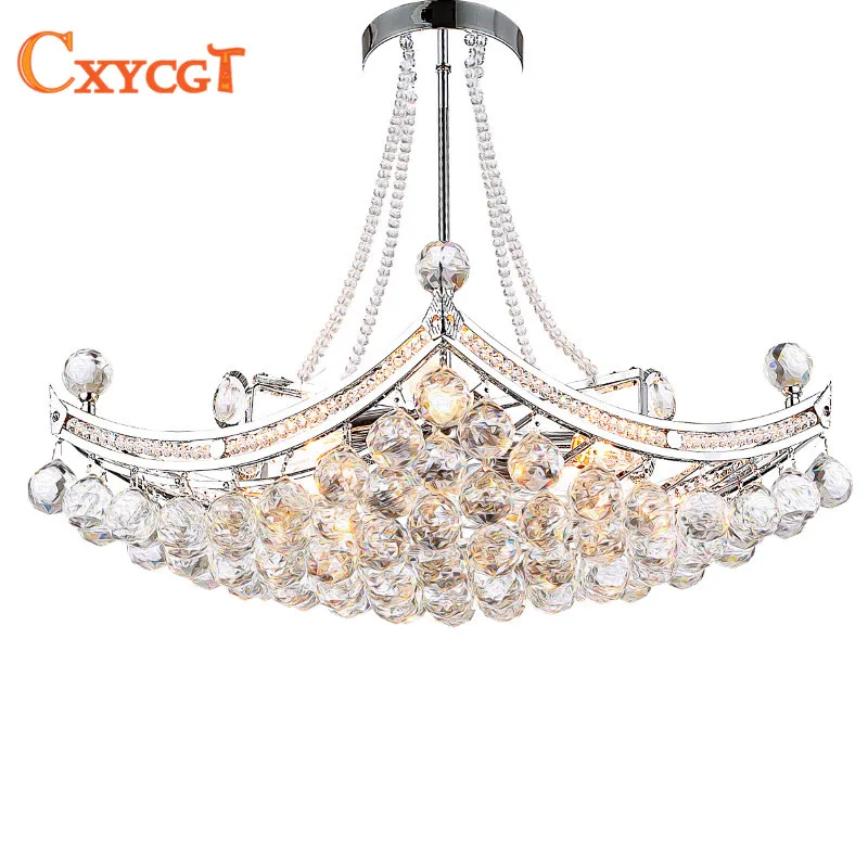 

Modern k9 Crystal Chandelier Lighting Fixtures for Dining Room Kitchen Living Room LED Ceiling Lamp Lighting 635MM