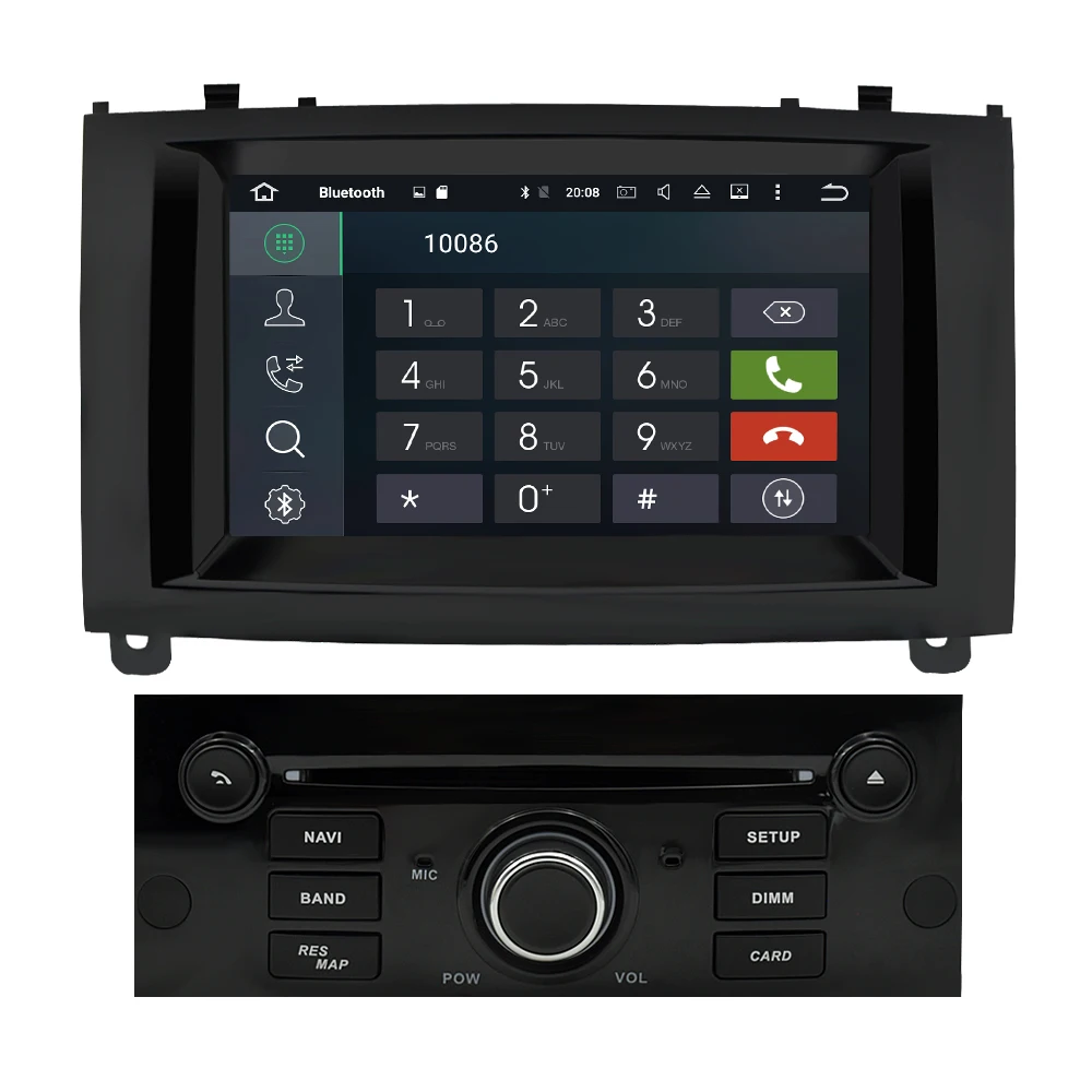 Flash Deal 4G RAM Android 9.0 Car DVD Player Multimedia Stereo For Peugeot 407 2004 2005 2006 2007 2008 2009 2010 Auto Radio GPS Navigation 15