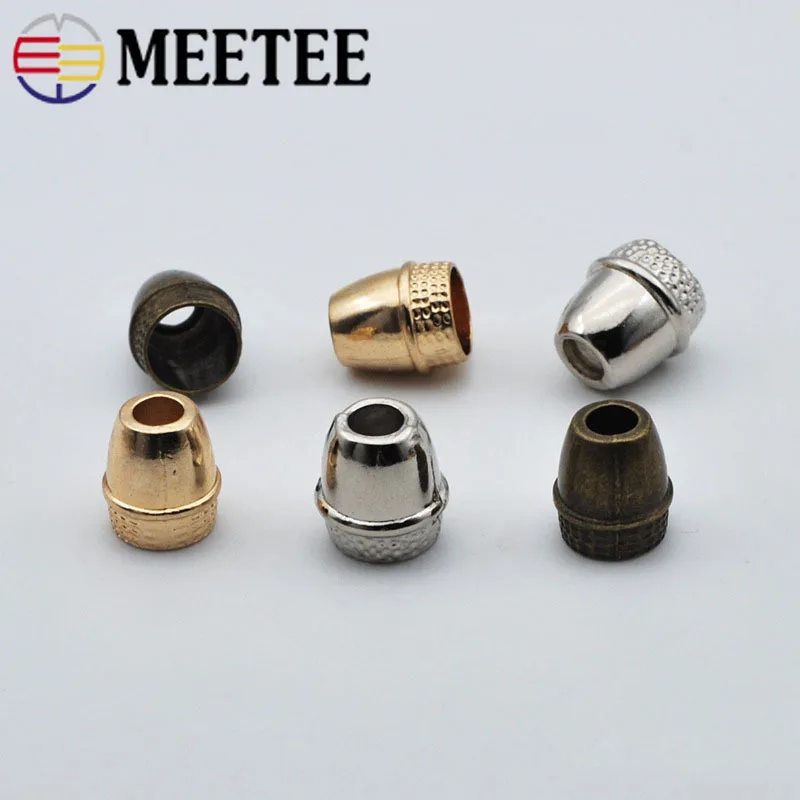

50pcs Metal Stopper Buckle Hat Rope Cord End Jacket Strap Decor Cord Lock Clip Clasp DIY Sewing Sweatpants Clothing Accessories