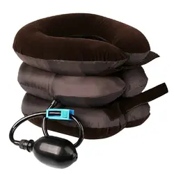 Воздушный затылочный массаж шеи расслабиться носилки боли голову назад тяги регулируемые надувные Мягкая Брейс устройства