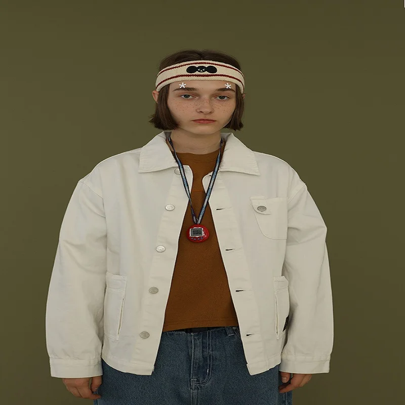 Женская джинсовая куртка повседневное джинсовое пальто с рисунком женское