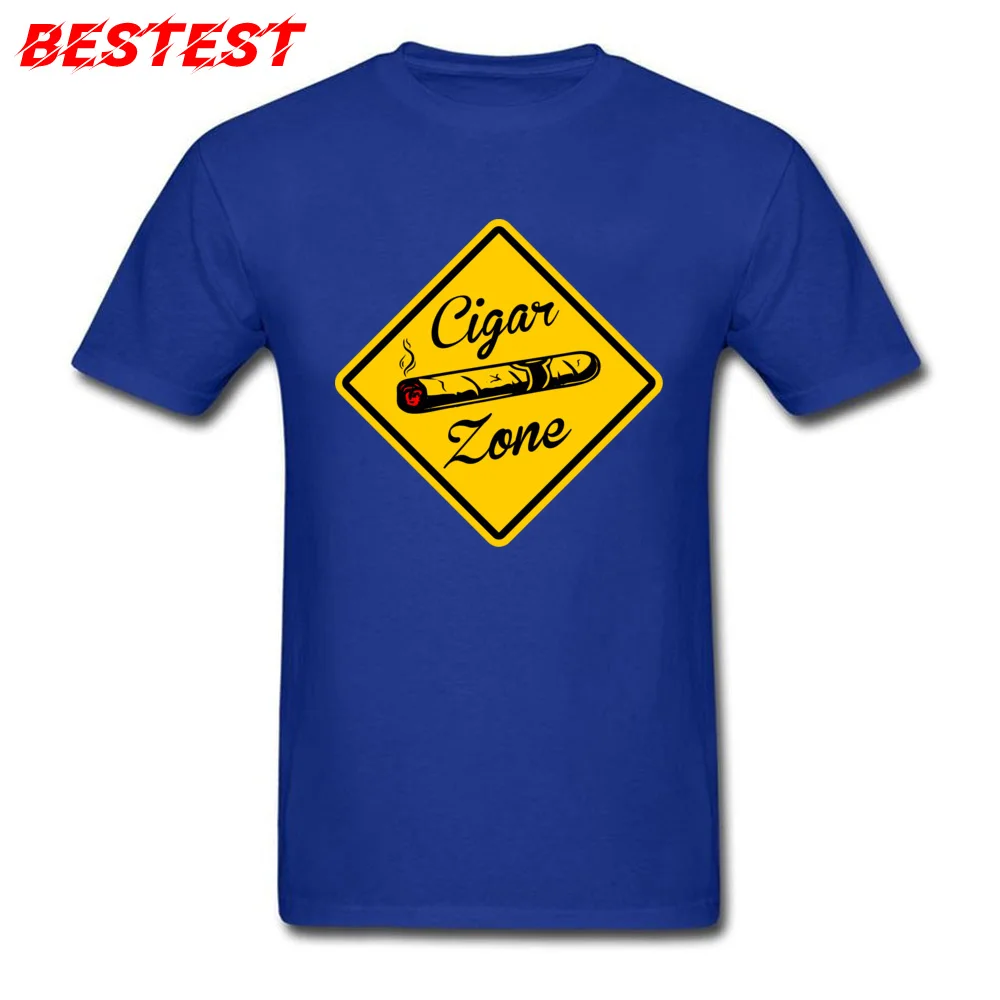 Cotton Men's Short Sleeve Cigar_Zone_08186 Tshirts Normal Tops Tees Plain 3D Printed O Neck Tops Shirt Top Quality Cigar_Zone_08186 blue