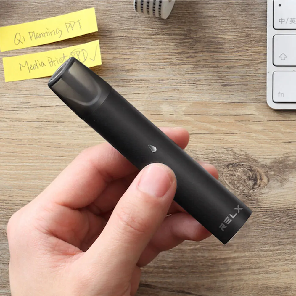 

Original Relx Pod Kit with 350mAh Battery & 2 Pod Fresh Throat Hit & Authentic Taste Electronic Cigarette Vape Kit Vs Minifit