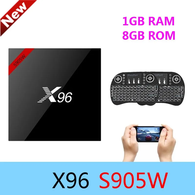 

X96 X96w S905W Set-top box Android mini 7.1 Smart TV BOX 1GB 8GB Amlogic S905W Quad Core 4K Box 30tps WiFi 2.4GHz X96mini IPTV