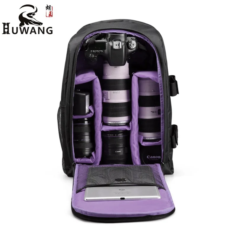 

SINPAID HUWANG Backpack Camera Bag, Laptop Backpack Waterproof Shockproof Bag Outdoor Photography SLR for Canon Nikon camera bag