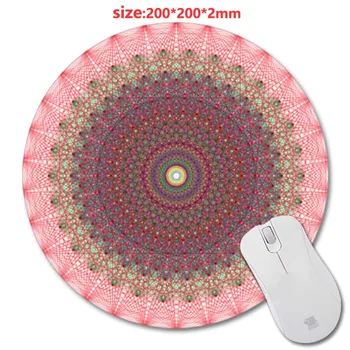 

Funny White Round Rubber Gaming Mouse Mat Custom Your Styles High Quality Non-slip and Durable Computer and Laptop Mouse Pad