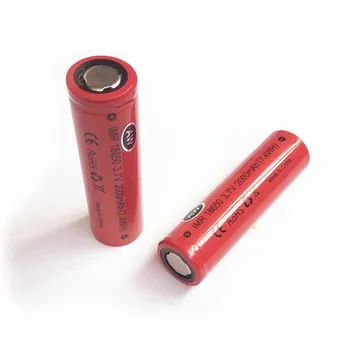 

High quality IMR 18650 2000mah 3.6V 3.7V Lithium ion Li-ion 7.4WH rechargeable chargeable battery cells for power supply