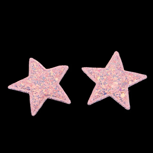 Sequins Hair Accessories Kids Magic Hair Sticker Crown Heart Girls Headwear Patches Children Hairwear Paste Style Cute - Цвет: S002