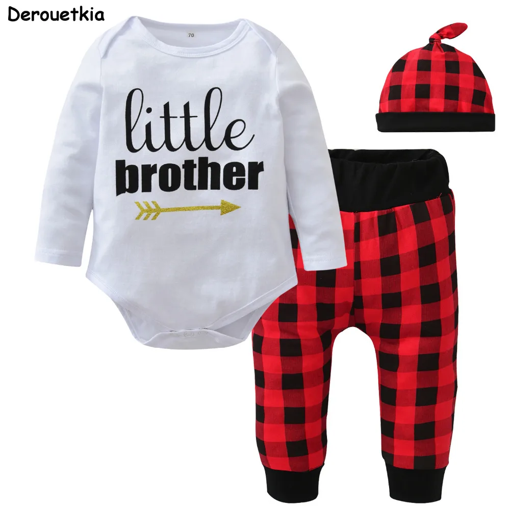 3Pcs/Set Baby Boy Clothing Sets Autumn Baby Boys Clothes Infant Baby