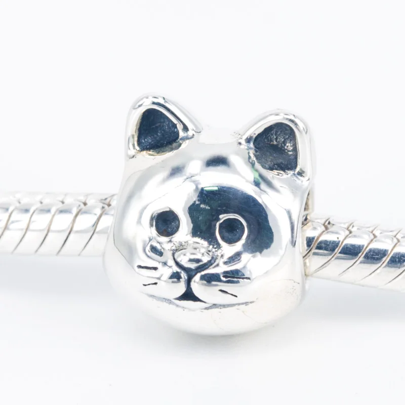 Original Curious Cat Charm 925 Sterling Silver Beads Fits Pandora Original Curious Cat Charm 925 Sterling Silver Beads Fits Pandora Charms Bracelet Diy Jewelry Making In From Accessories On Aliexpress