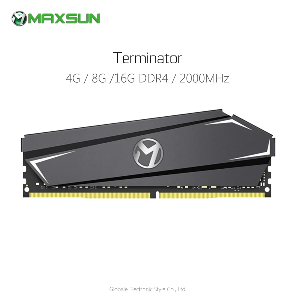 MAXSUN Терминатор 4G/8G/16G 2400MHz DDR4 ram модуль памяти быстрого охлаждения