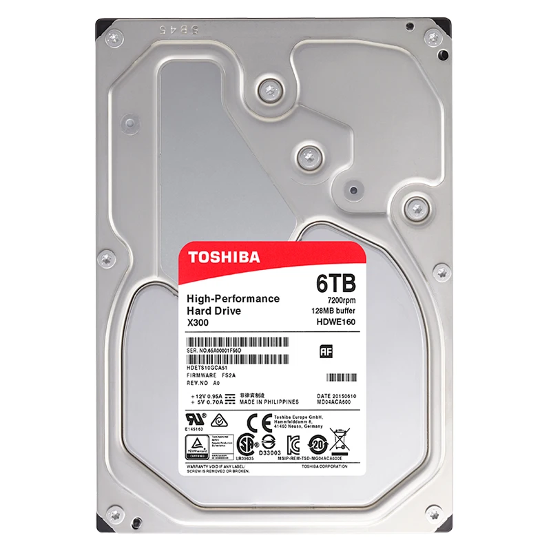 Toshiba HDD 6 ТБ 3 5 Sata жесткий диск диско Duro Настольный 7200 об/мин внутренний диск| |
