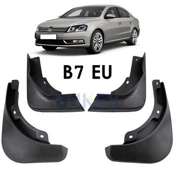 

Front Rear Molded Car Mud Flaps For European VW Passat B7 2011-2014 2012 2013 Mudflaps Splash Guards Mud Flap Mudguards Fender