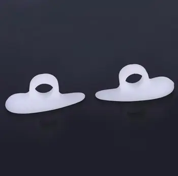 

20 Pcs/lot Gel Hammer Toe Corrector Toe Straightener Separator Protector Toe Splint Hallux Valgus Orthopedic Metatarsal Rings