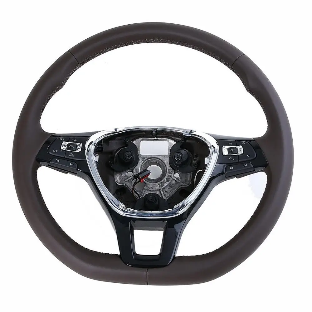 

Brown Multifunction Steering Wheel For Passat NMS T-iguan 5NG 419 091 C LJQ , 5G0 419 091 ,6C0 419 091
