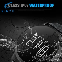 Класс IP67 Водонепроницаемый смарт-браслет информационное push-уведомление Мульти спортивный режим сердечного ритма в режиме реального Фитнес трекер smartband