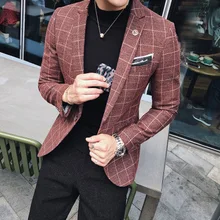 Autumn And Winter, The New British Little Suit, Male Korean Edition, Body Repair, Western Style Coat, Men's Fashion Trend