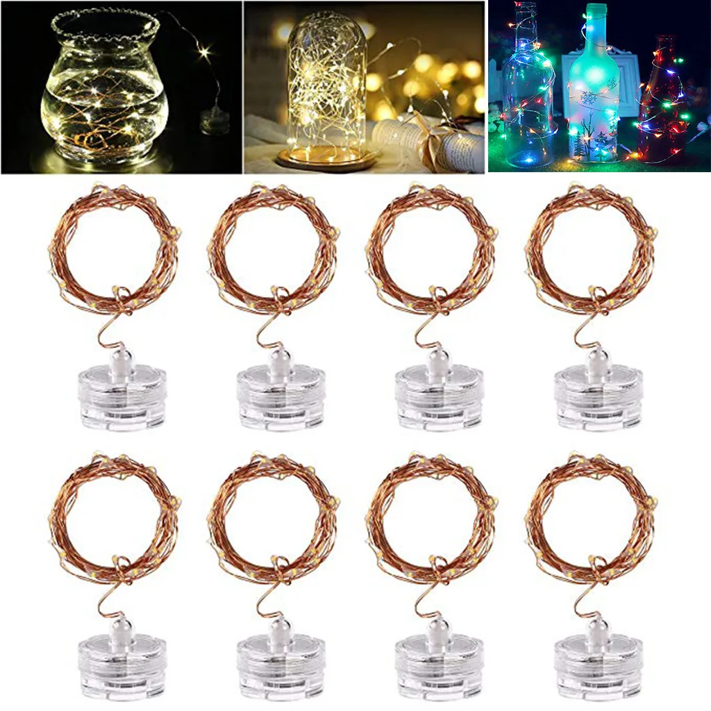 2m 20 LED Submersible Waterproof Fairy Light Copper Wire String Lights