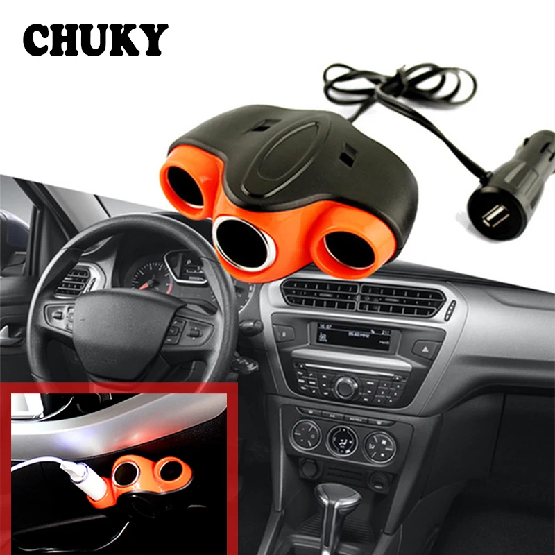 CHUKY USB зарядное устройство для автомобильного прикуривателя адаптер Hyundai I30 IX35 Nissan