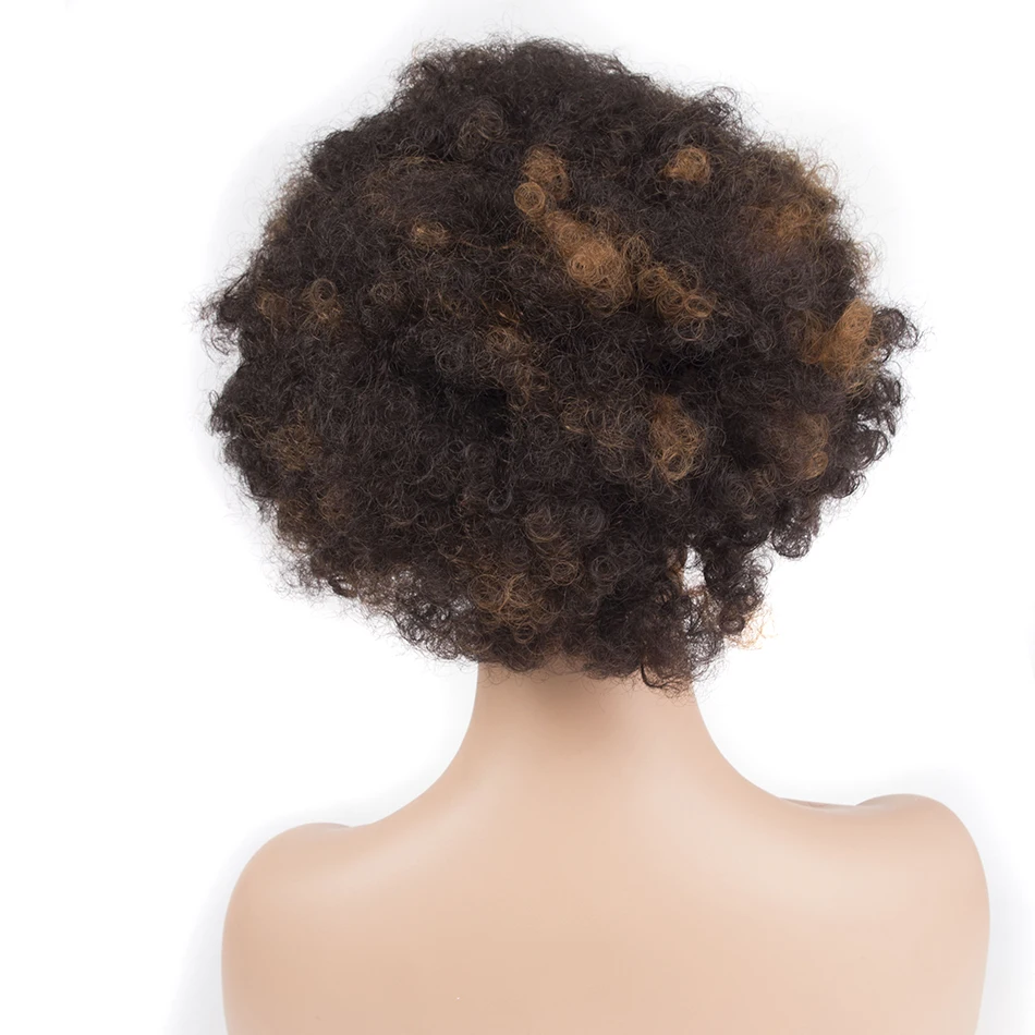 Qphair короткие парики для женщин кудрявые синтетические парики афро косплей парик