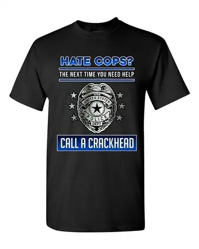 Hate копы? В следующий раз когда вам нужна помощь позвоните Crackhead DT взрослая