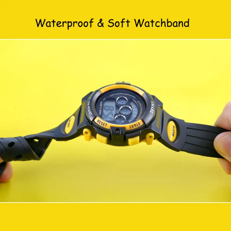SMAEL Детские светодиодные цифровые часы Relogio Feminino спортивные дети мультфильм Relojes
