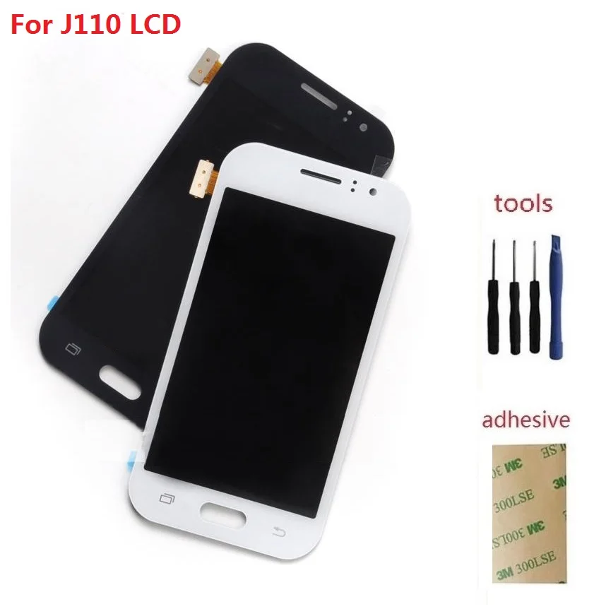 

For Samsung Galaxy J1 Ace J110 LCD Screen Display+Touch Digitizer Sensor Assembly+Sticker+Kits