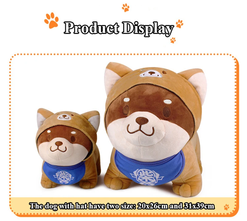 1pcs 26cm Cute Shiba Inu Dog Plush Toy Soft Animals Stuffed Dog Doll Toys for Children Birthday Christmas Gift (5)