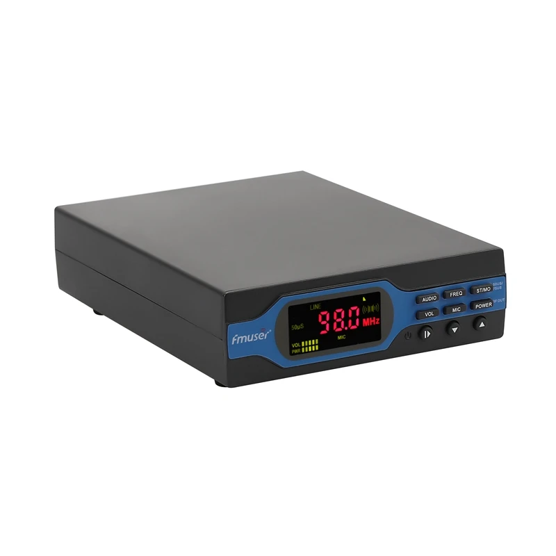 FMUSER FU X01B 1 Вт PLL fm передатчик оптовая продажа для небольшой радиостанции TF + Bluetooth MP3