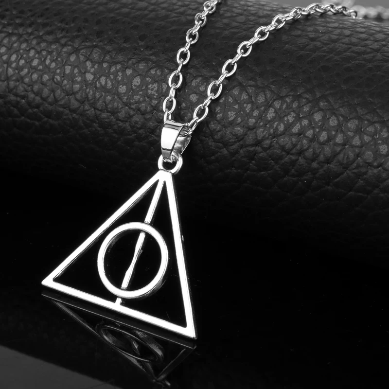 spesifikasi Vintage Harry P Liontin Kalung Deathly Hallows Persahabatan Valentine Hadiah Terbaik Teman Kalung Perhiasan Aksesoris