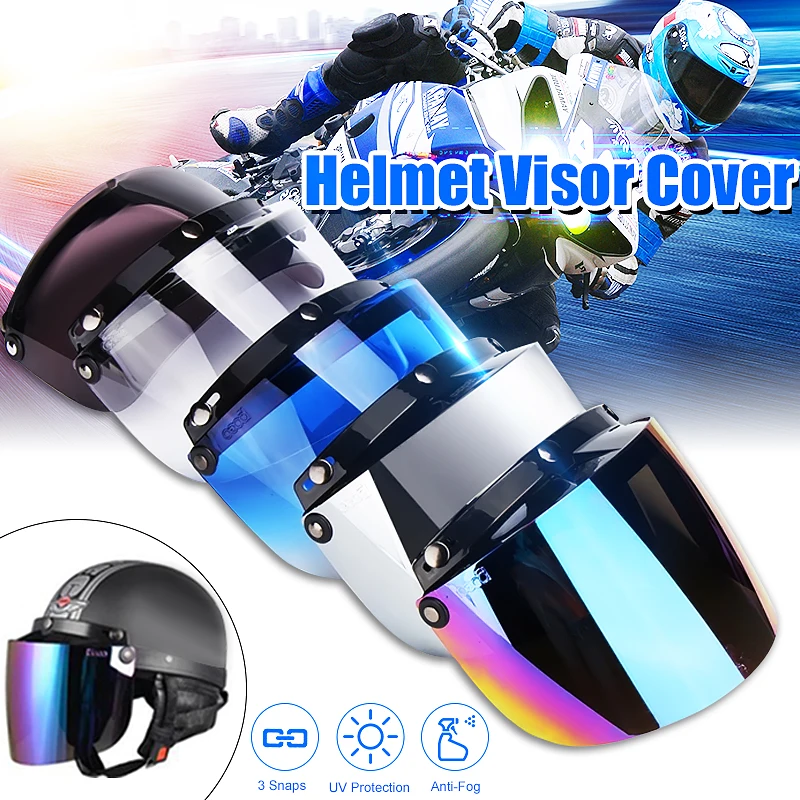 

Helmet Visor for Harley Open Face Motorcycle Helmet Shield Parts Anti-fog Visor Motorbike helmet Lens Windshield